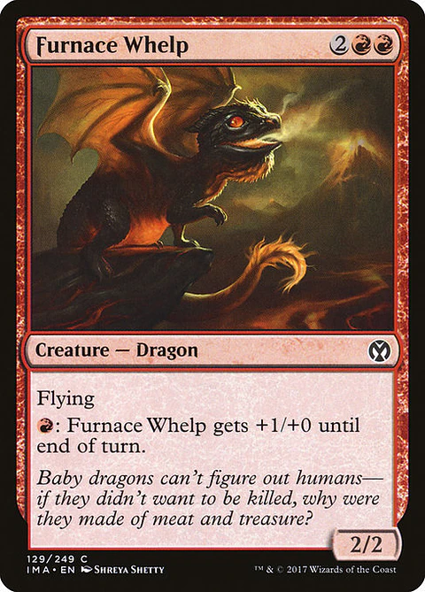 Carta Magic - FOIL Furnace Whelp - Idioma: Ingles - Edicion: Iconic Masters
