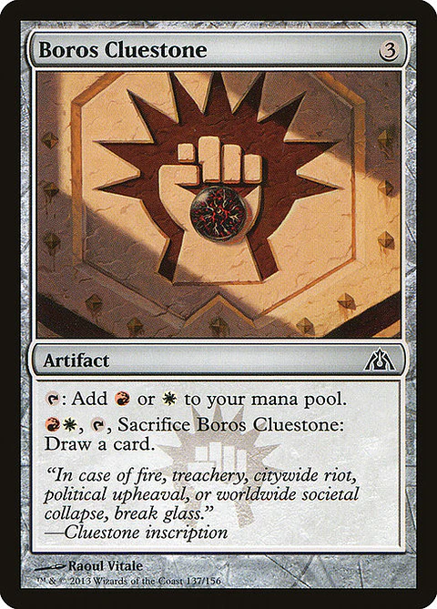 Carta Magic - FOIL Boros Cluestone - Idioma: Espa–ol - Edicion: Dragon's Maze