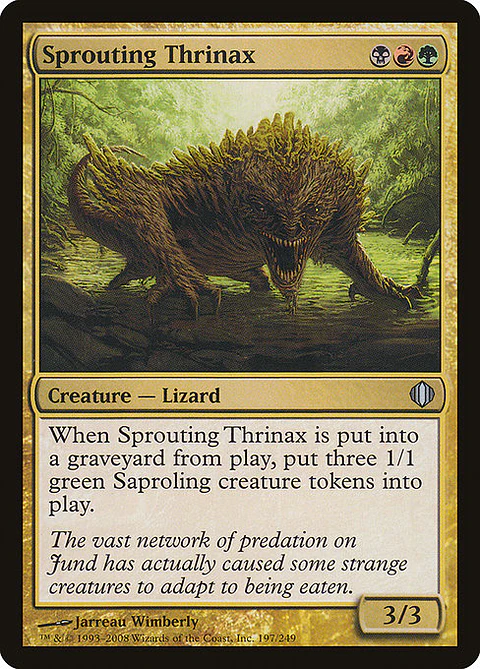 Carta Magic - FOIL Sprouting Thrinax - Idioma: Ingles - Edicion: Shards of Alara