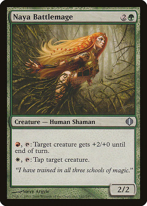 Carta Magic - FOIL Naya Battlemage - Idioma: Ingles - Edicion: Shards of Alara