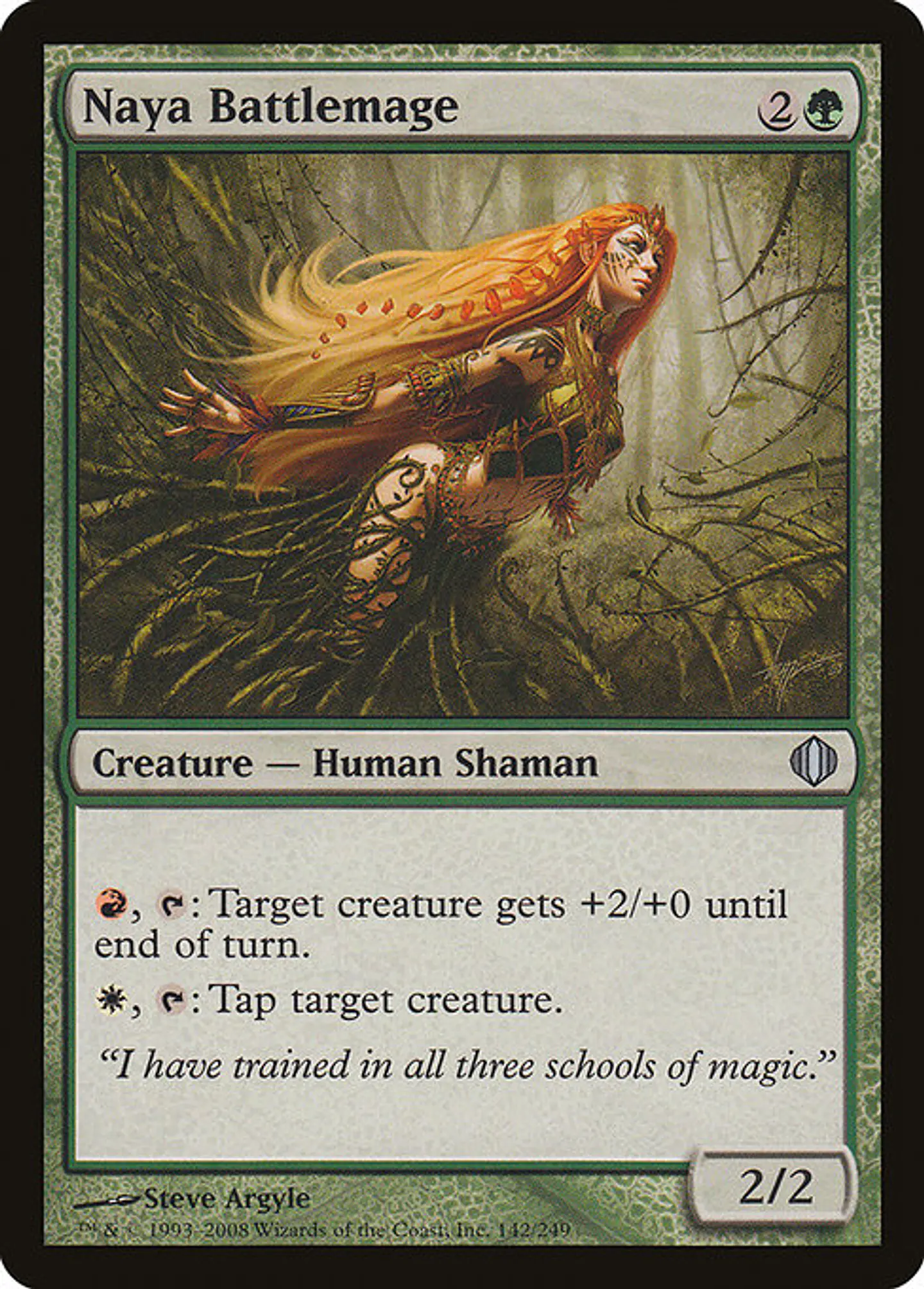 Carta Magic - FOIL Naya Battlemage - Idioma: Ingles - Edicion: Shards of Alara 1