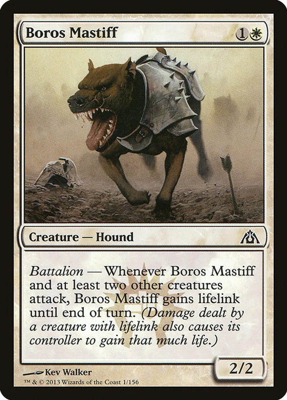 Carta Magic - FOIL Boros Mastiff - Idioma: Espa–ol - Edicion: Dragon's Maze 1