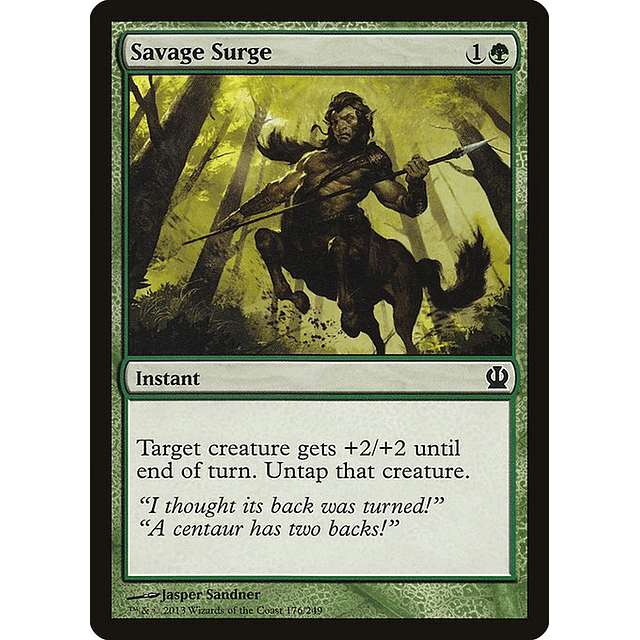 Carta Magic - FOIL Savage Surge - Idioma: Espa–ol - Edicion: Theros