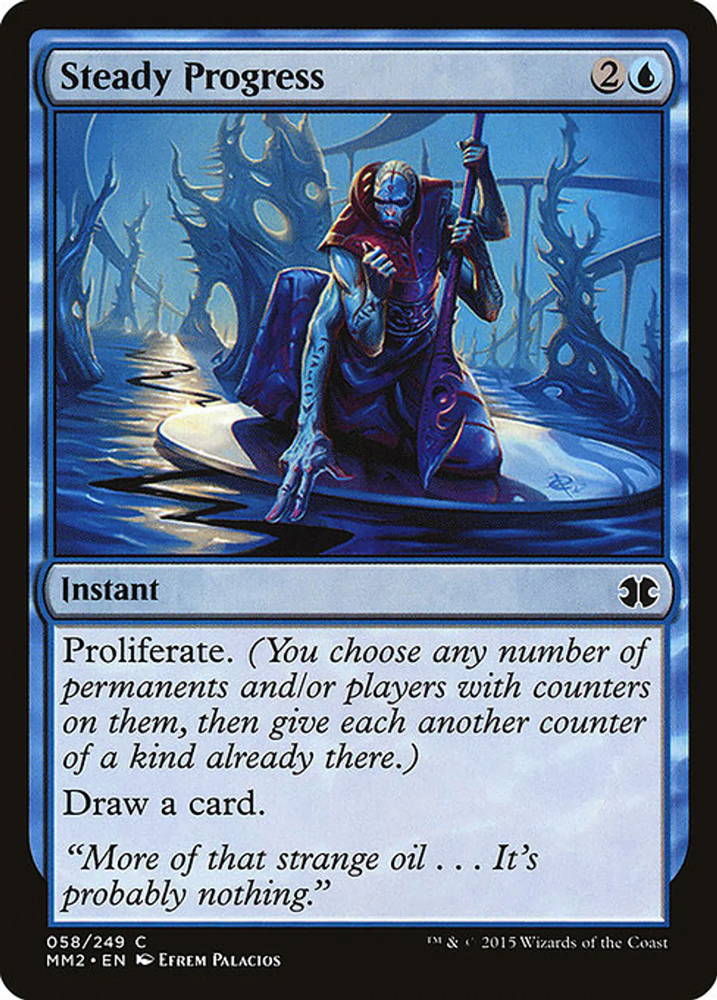 Carta Magic - FOIL Steady Progress - Idioma: Ingles - Edicion: Modern Masters 2015 1