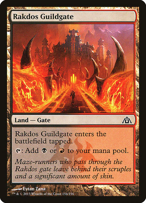Carta Magic - FOIL Rakdos Guildgate - Idioma: Espa–ol - Edicion: Dragon's Maze