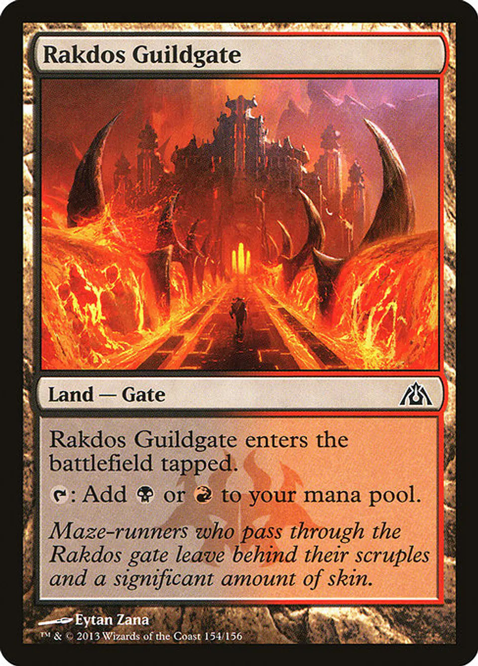 Carta Magic - FOIL Rakdos Guildgate - Idioma: Espa–ol - Edicion: Dragon's Maze 1