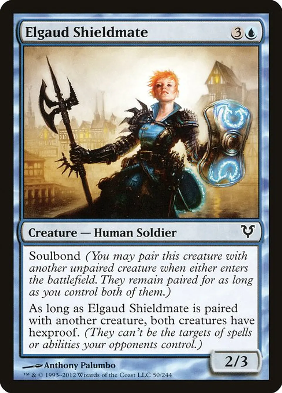 Carta Magic - FOIL Elgaud Shieldmate - Idioma: Espa–ol - Edicion: Avacyn Restored 1