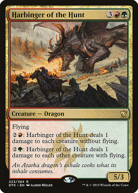 Carta Magic - FOIL Harbinger of the Hunt - Idioma: Espa–ol - Edicion: Dragons of Tarkir