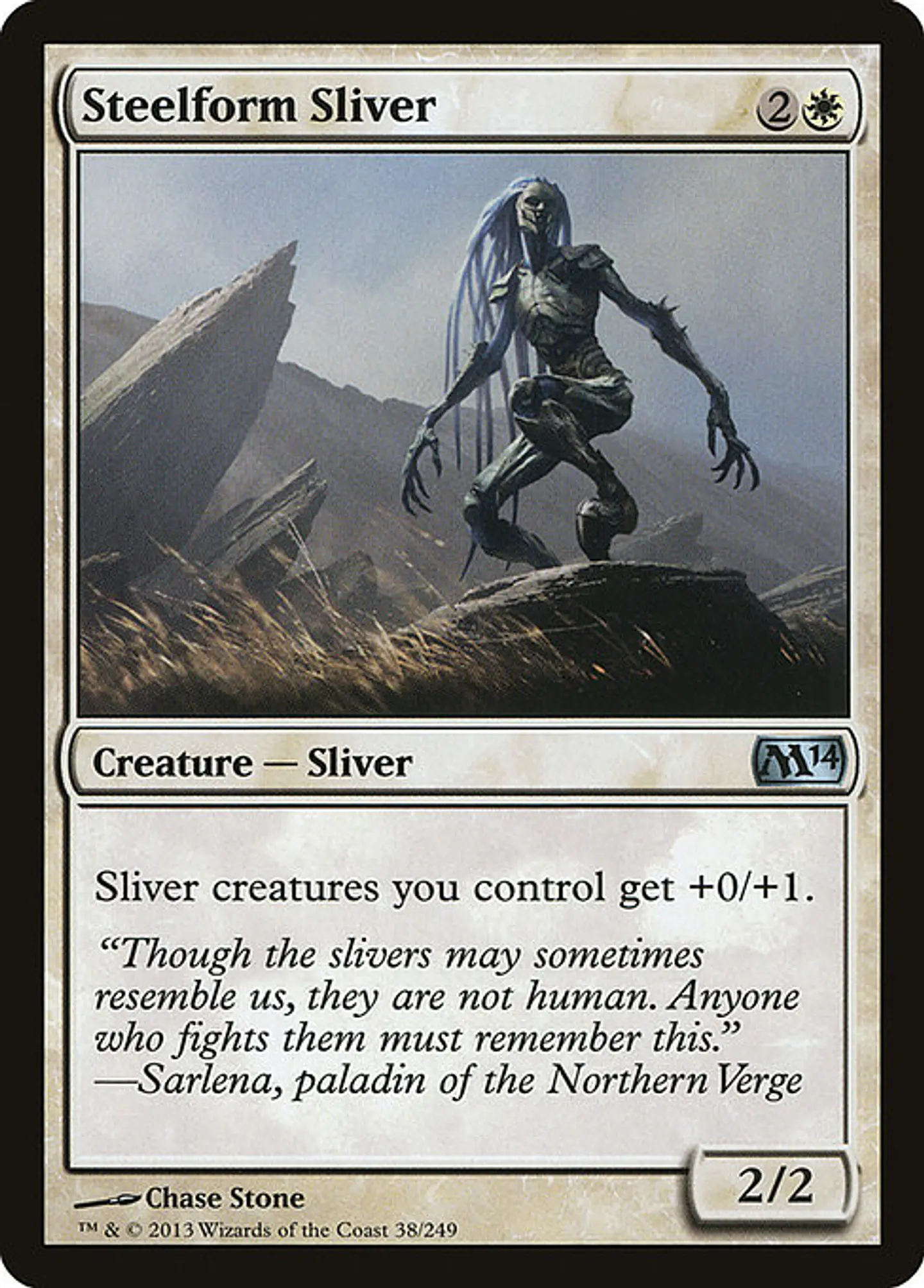 Carta Magic - FOIL Steelform Sliver - Idioma: Ingles - Edicion: Magic 2014 1