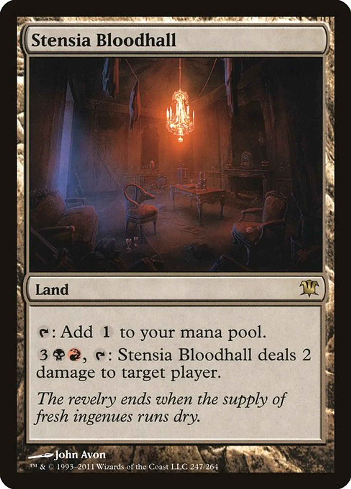 Carta Magic - FOIL Stensia Bloodhall - Idioma: Ingles - Edicion: Innistrad 1