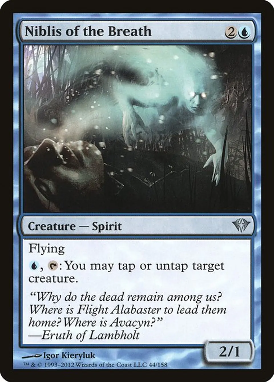 Carta Magic - FOIL Niblis of the Breath - Idioma: Espa–ol - Edicion: Dark Ascension 1