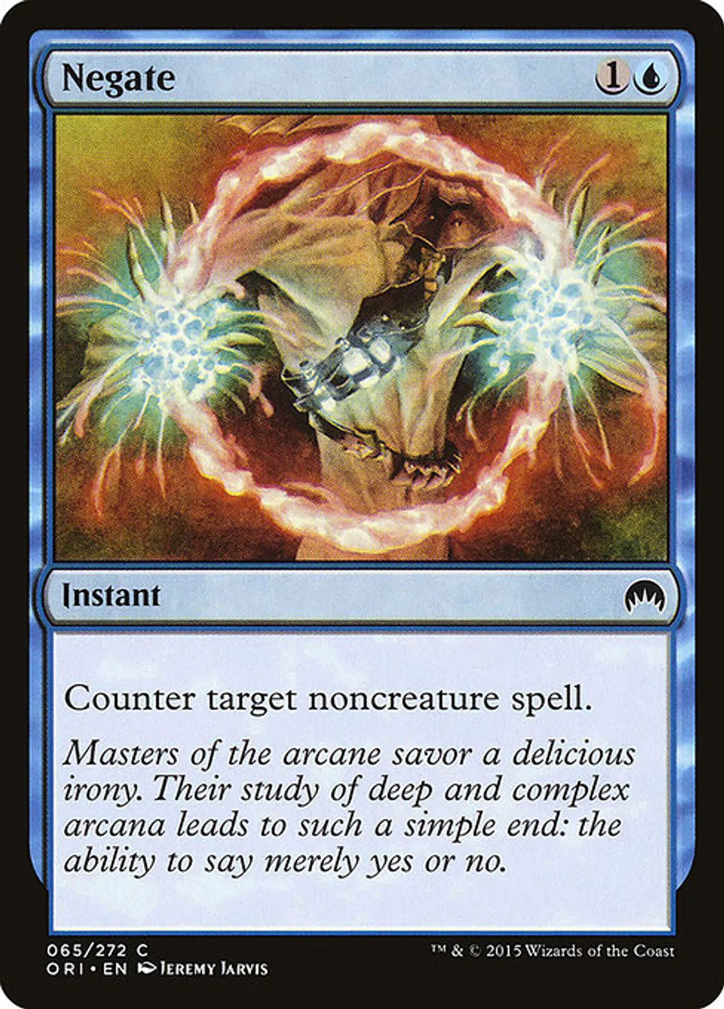 Carta Magic - FOIL Negate - Idioma: Espa–ol - Edicion: Magic Origins 1