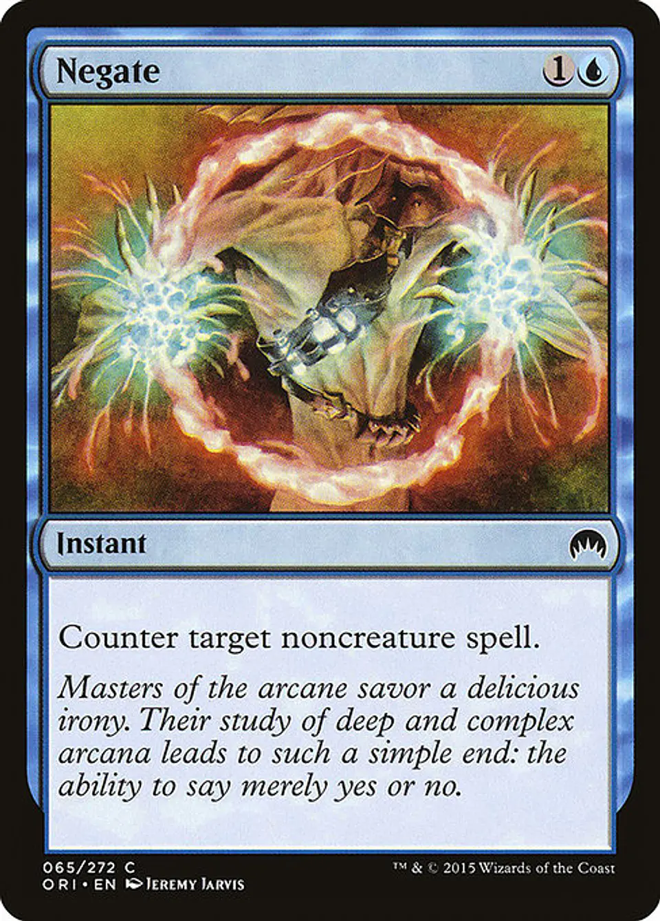 Carta Magic - FOIL Negate - Idioma: Espa–ol - Edicion: Magic Origins 1