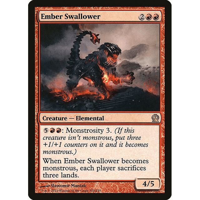 Carta Magic - FOIL Ember Swallower - Idioma: Espa–ol - Edicion: Theros