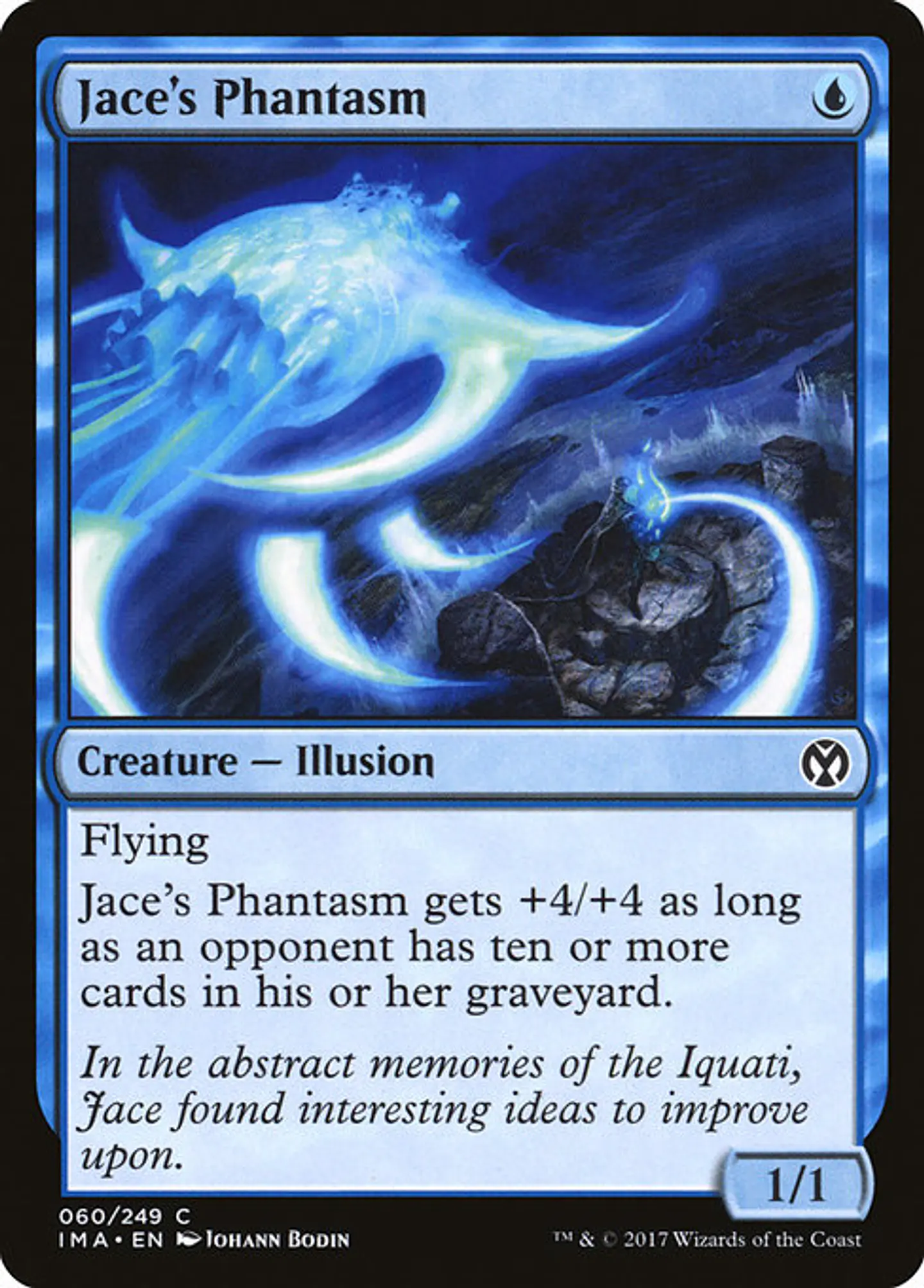 Carta Magic - FOIL Jace's Phantasm - Idioma: Ingles - Edicion: Iconic Masters 1