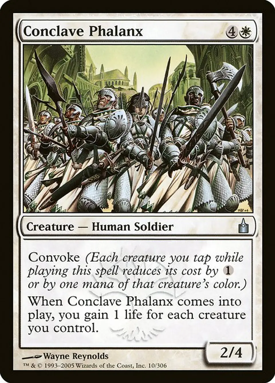 Carta Magic - FOIL Conclave Phalanx - Idioma: Ingles - Edicion: Ravnica: City of Guilds 1