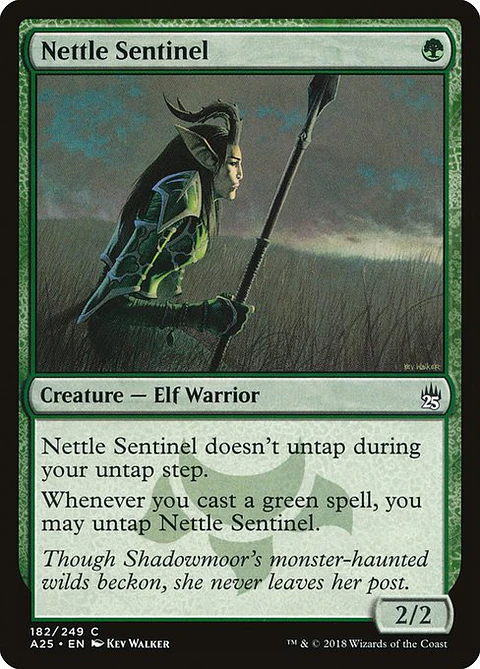Carta Magic - FOIL Nettle Sentinel - Idioma: Ingles - Edicion: Masters 25