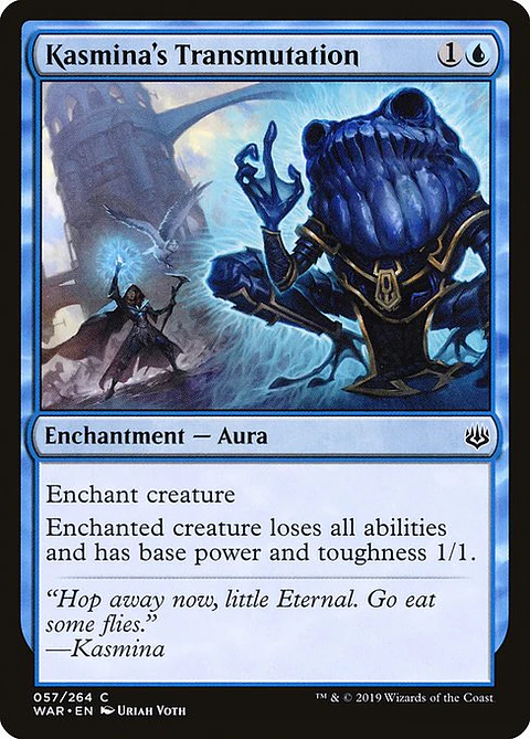 Carta Magic - FOIL Kasmina's Transmutation - Idioma: Espa–ol - Edicion: War of the Spark
