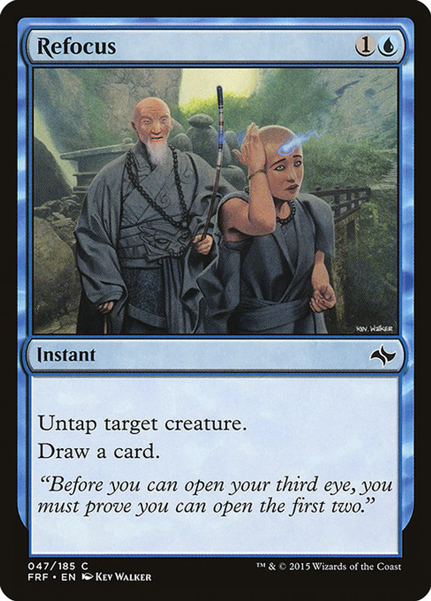Carta Magic - FOIL Refocus - Idioma: Espa–ol - Edicion: Fate Reforged 1