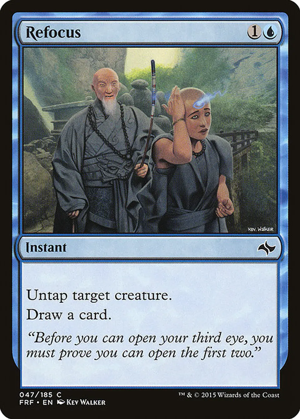 Carta Magic - FOIL Refocus - Idioma: Espa–ol - Edicion: Fate Reforged 1