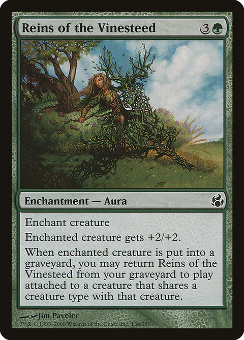Carta Magic - FOIL Reins of the Vinesteed - Idioma: Ingles - Edicion: Morningtide
