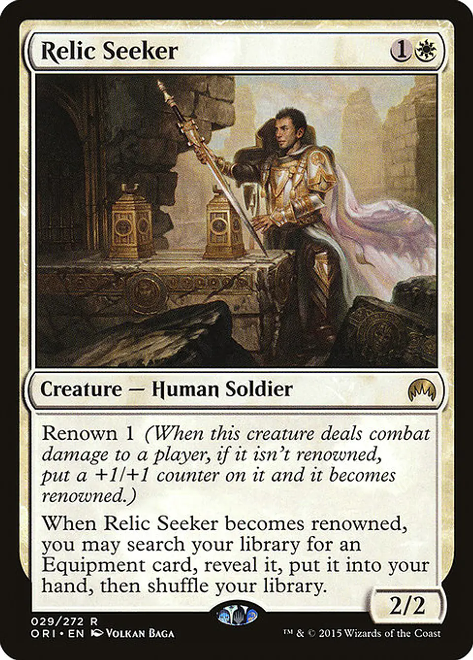 Carta Magic - FOIL Relic Seeker - Idioma: Espa–ol - Edicion: Magic Origins 1