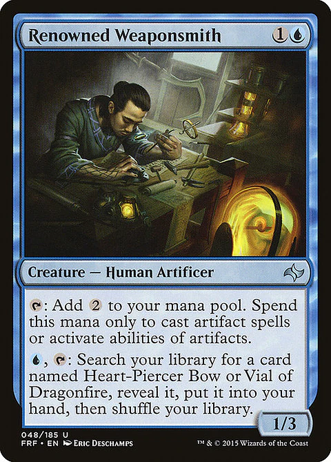 Carta Magic - FOIL Renowned Weaponsmith - Idioma: Espa–ol - Edicion: Fate Reforged