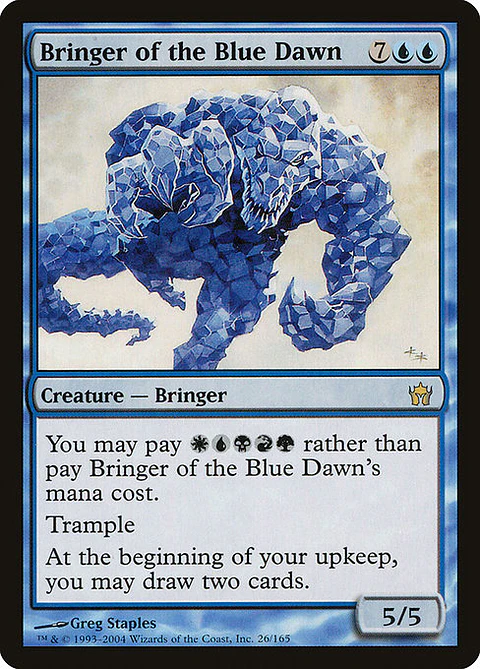 Carta Magic - Bringer of the Blue Dawn - Idioma: Espa–ol - Edicion: Fifth Dawn
