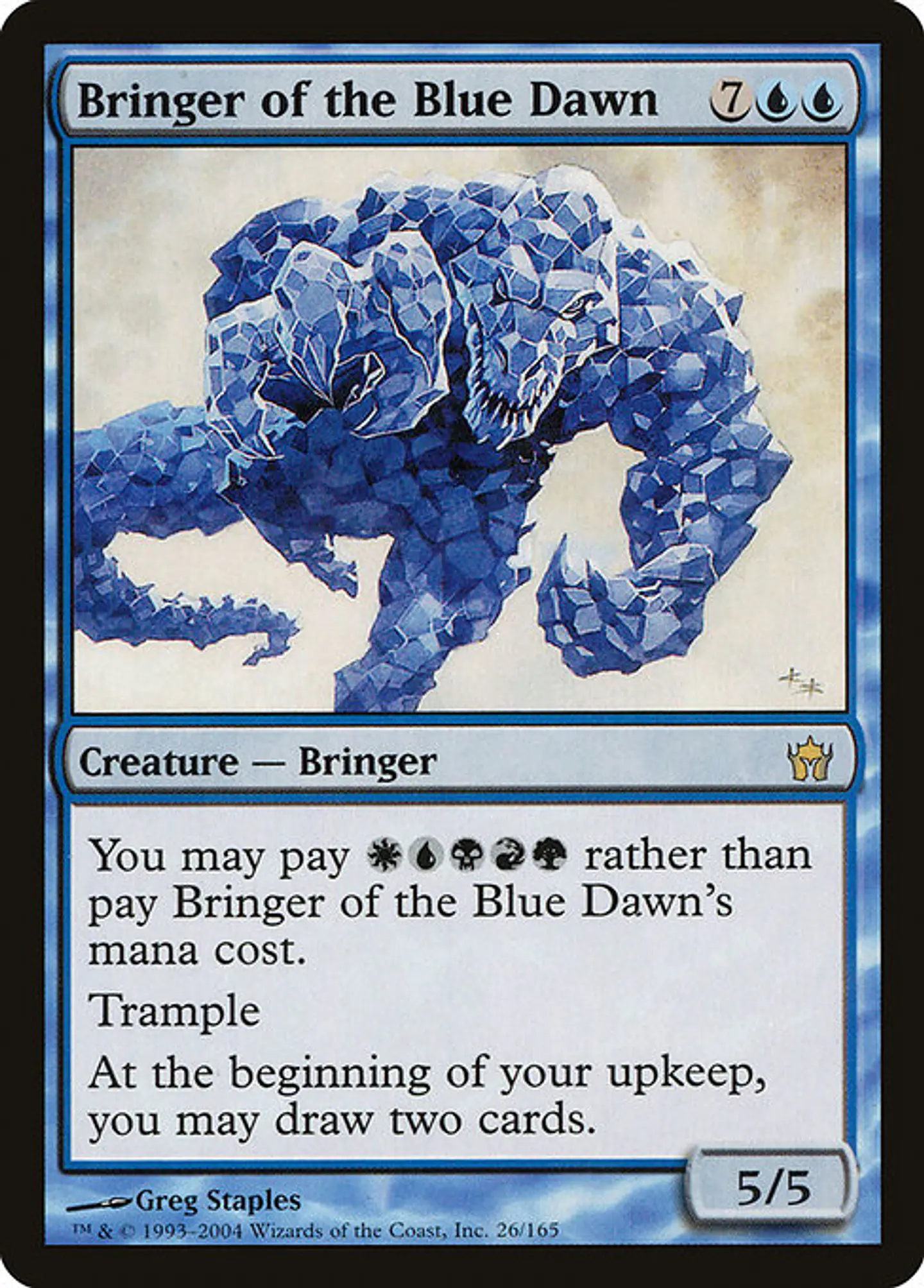 Carta Magic - Bringer of the Blue Dawn - Idioma: Espa–ol - Edicion: Fifth Dawn 1