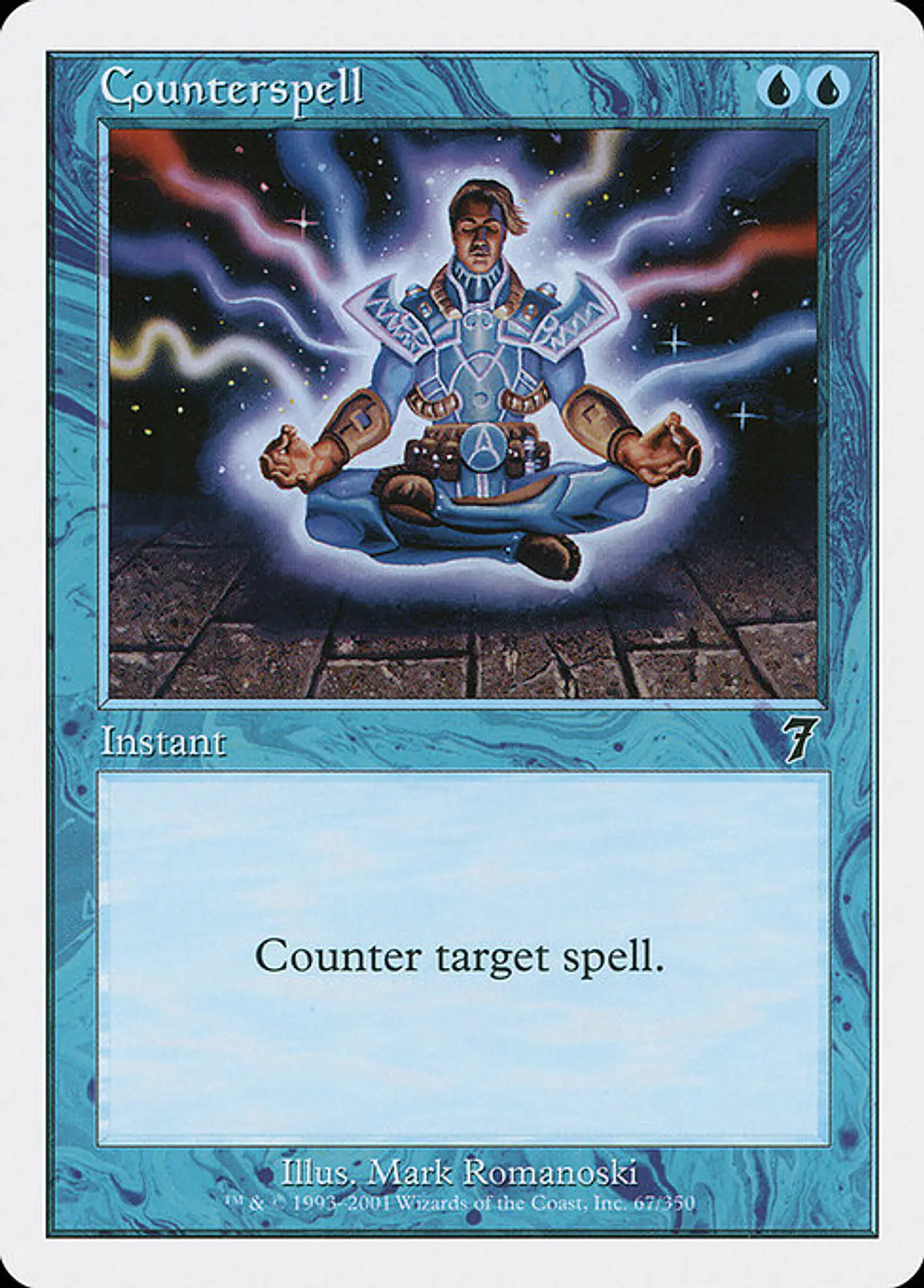 Carta Magic - Counterspell - Idioma: Ingles - Edicion: Seventh Edition 1