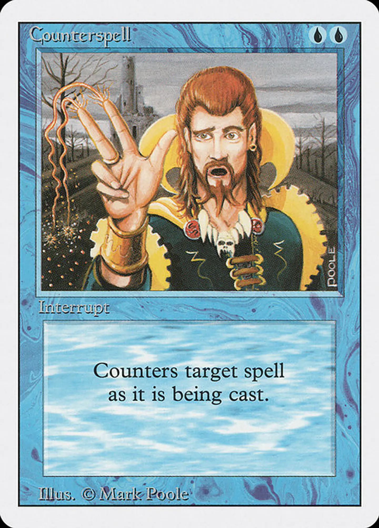 Carta Magic - Counterspell - Idioma: Ingles - Edicion: Revised Edition 1