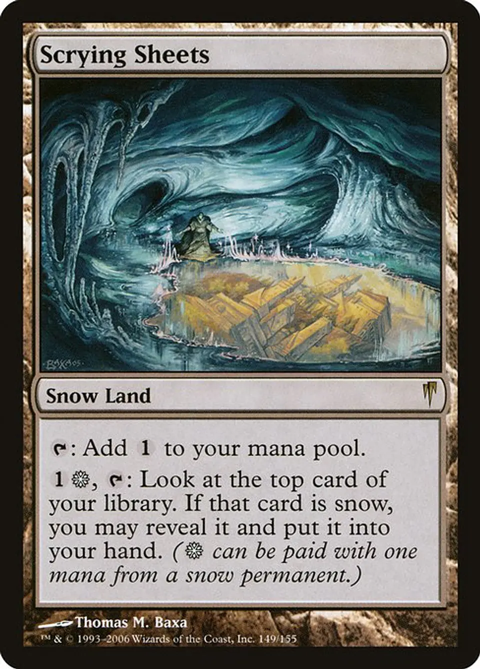 Carta Magic - FOIL Scrying Sheets - Idioma: Espa–ol - Edicion: Coldsnap 1