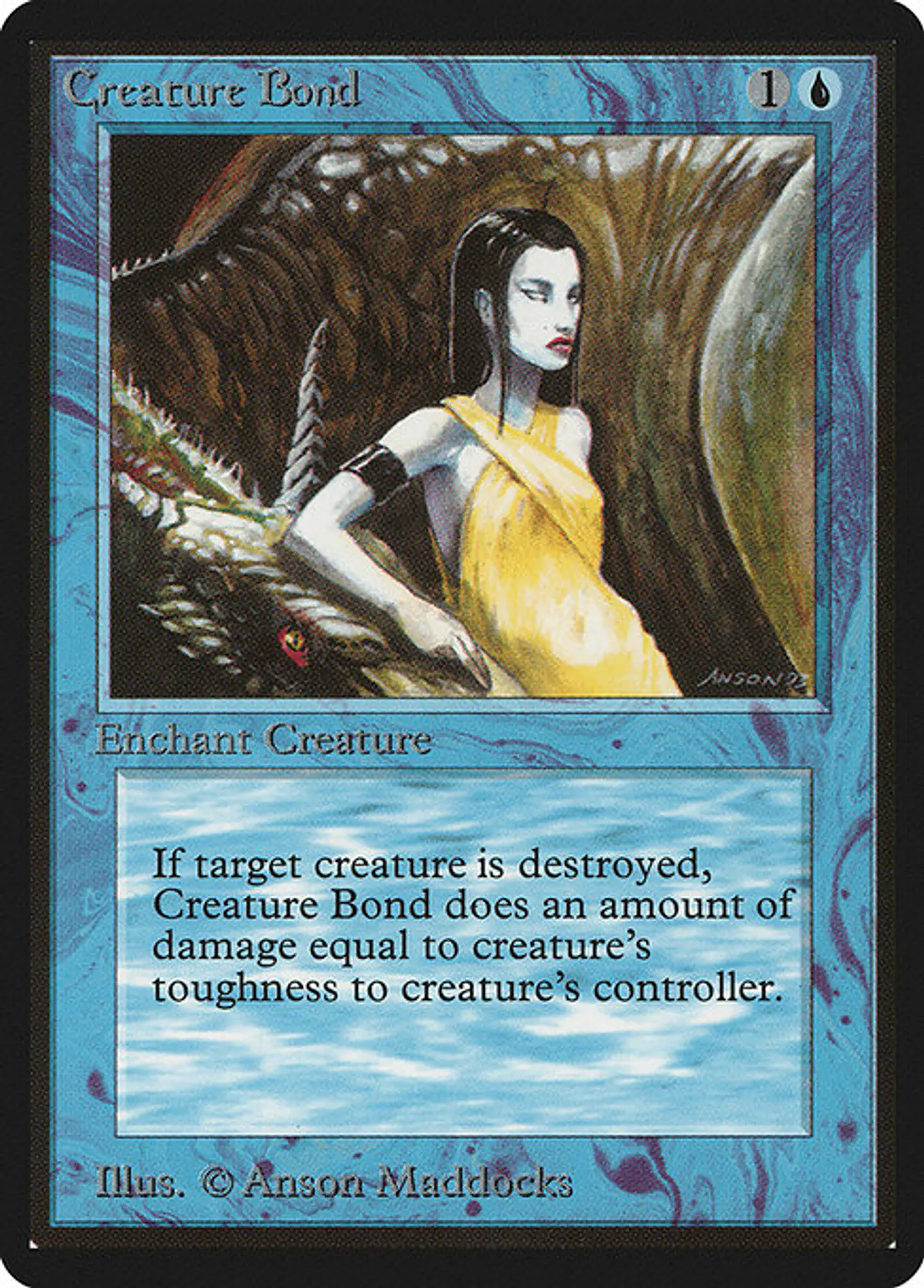 Carta Magic - Creature Bond - Idioma: Ingles - Edicion: Limited Edition Beta 1