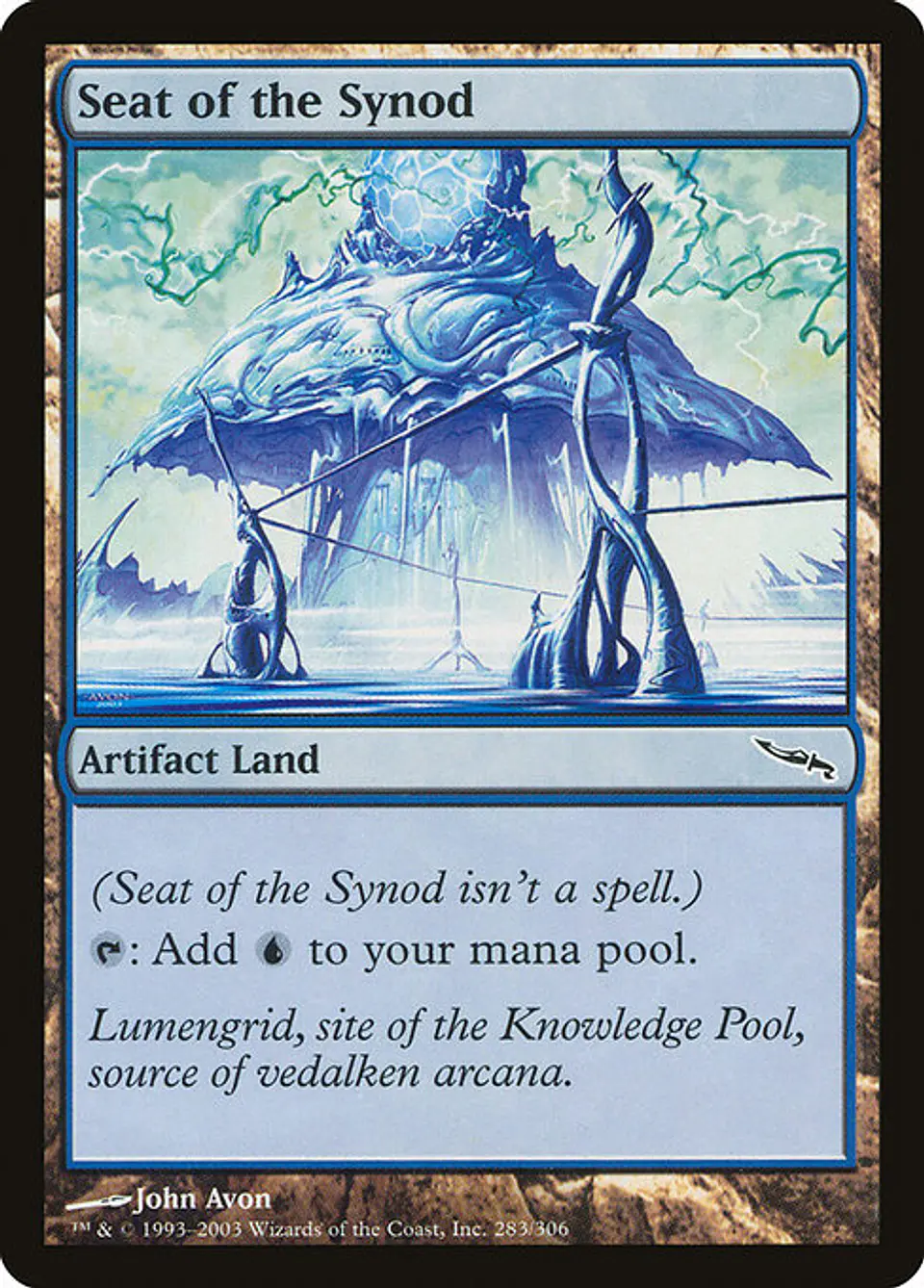Carta Magic - FOIL Seat of the Synod - Idioma: Espa–ol - Edicion: Mirrodin 1