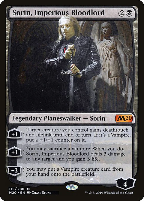 Carta Magic - FOIL Sorin, Imperious Bloodlord - Idioma: Espa–ol - Edicion: Core Set 2020