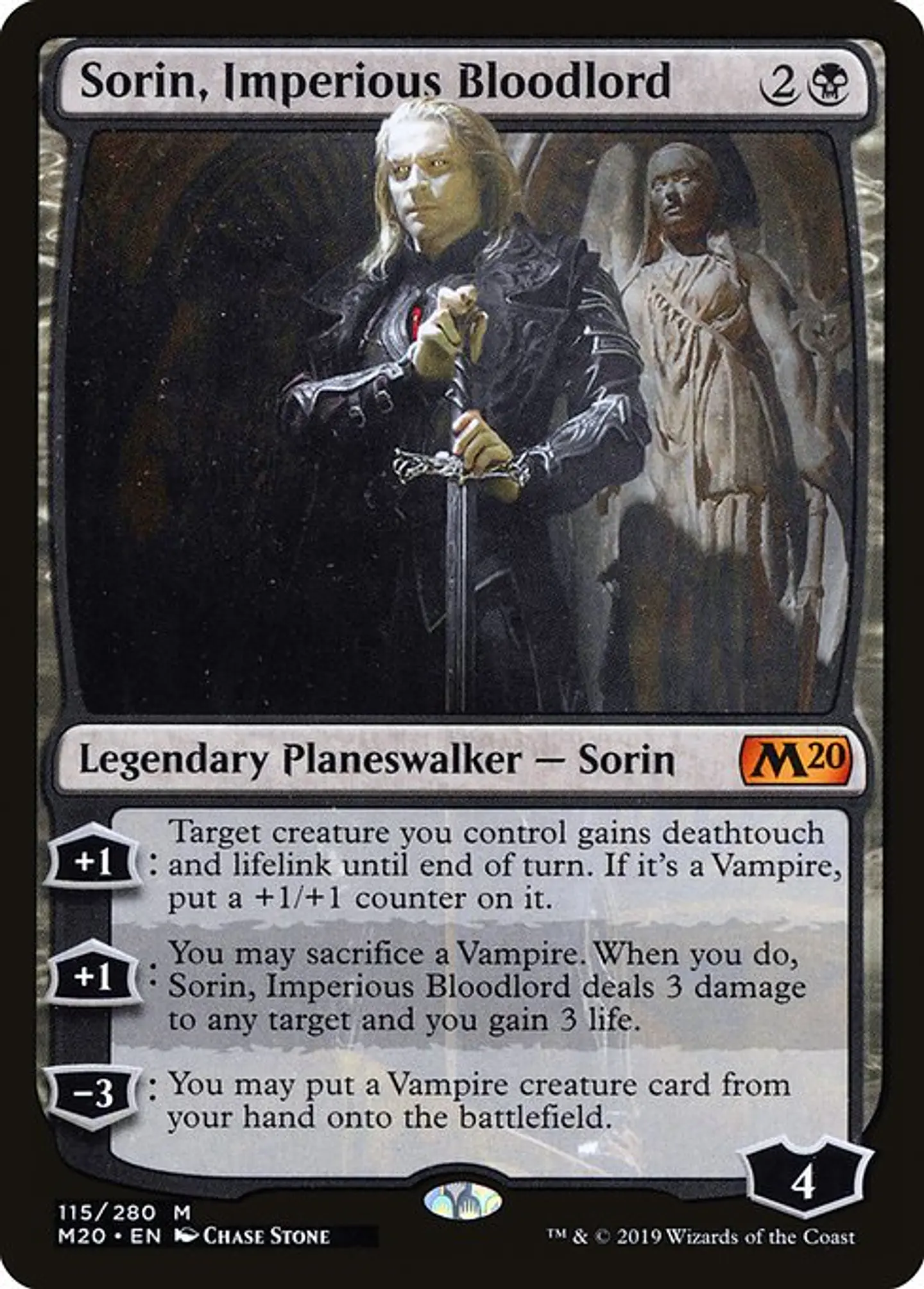 Carta Magic - FOIL Sorin, Imperious Bloodlord - Idioma: Espa–ol - Edicion: Core Set 2020 1