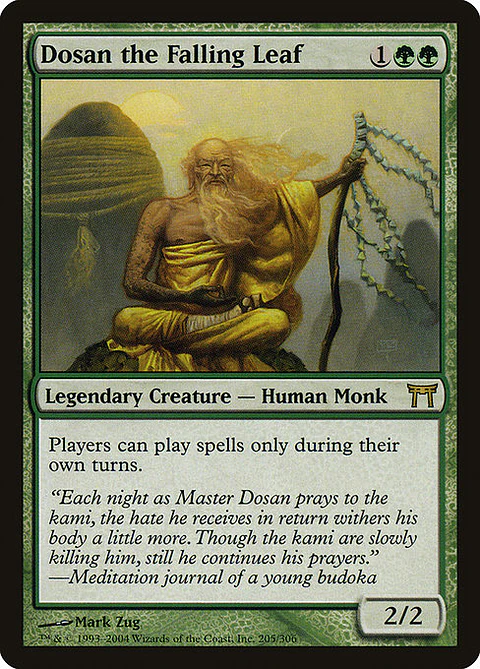 Carta Magic - Dosan the Falling Leaf - Idioma: Ingles - Edicion: Champions of Kamigawa
