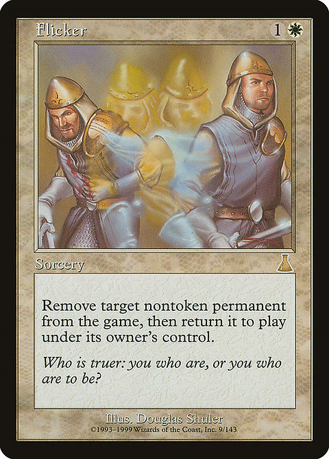 Carta Magic - FOIL Flicker - Idioma: Espa–ol - Edicion: Urza's Destiny