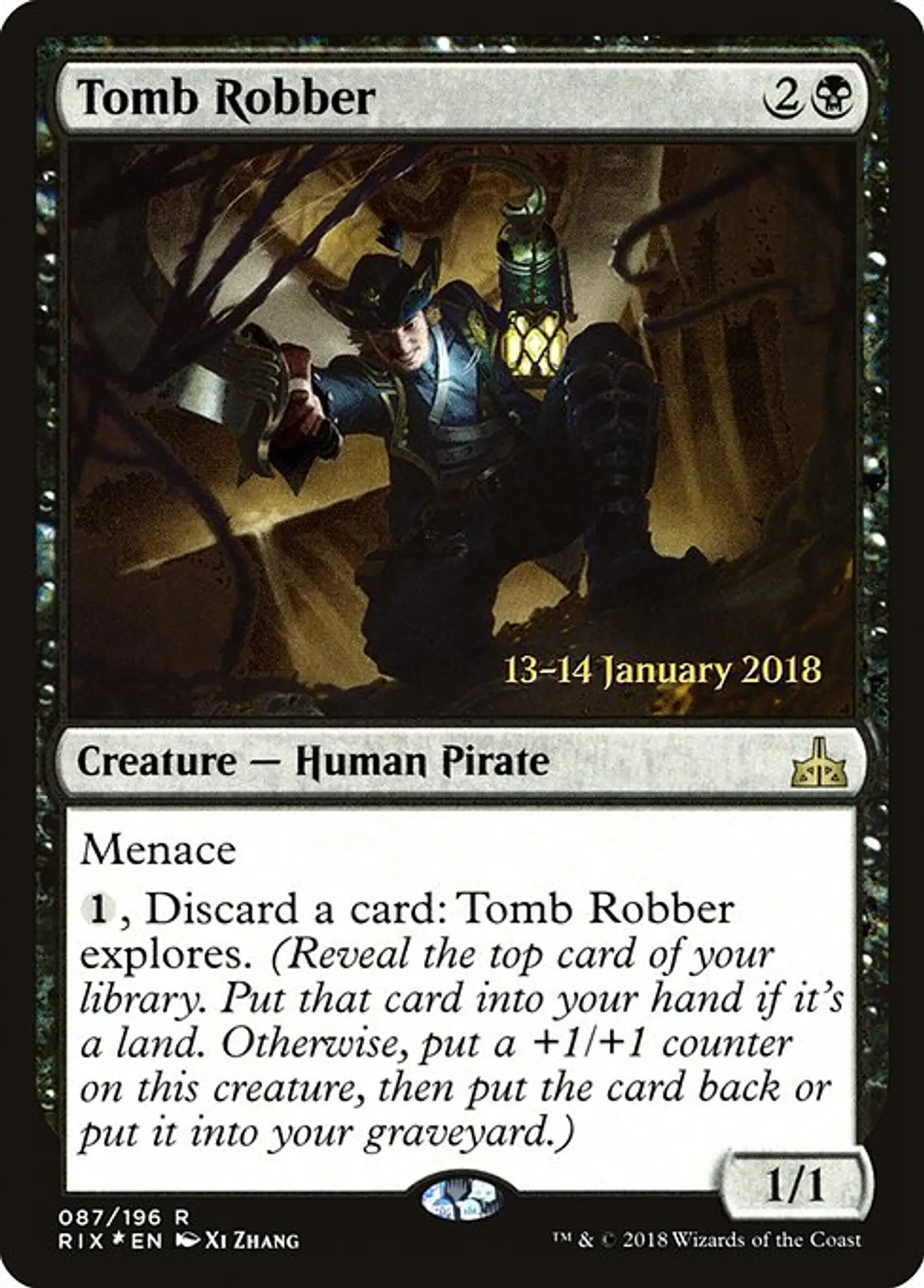 Carta Magic - FOIL Tomb Robber - Idioma: Espa–ol - Edicion: Rivals of Ixalan Promos 1