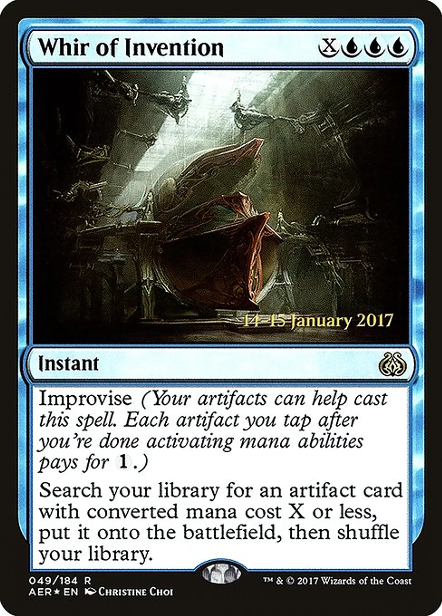 Carta Magic - FOIL Whir of Invention - Idioma: Espa–ol - Edicion: Aether Revolt Promos 1