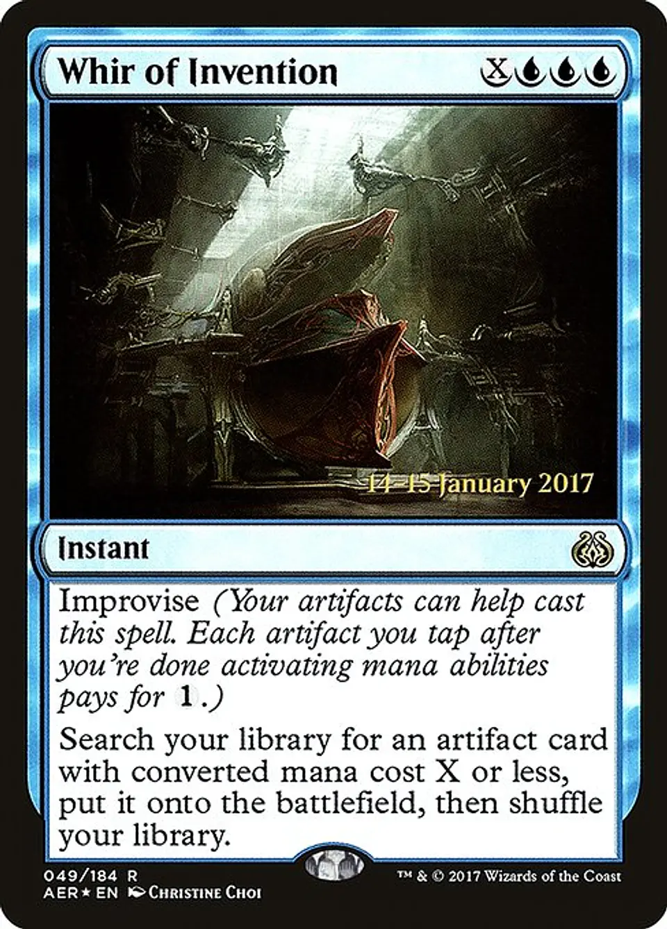 Carta Magic - FOIL Whir of Invention - Idioma: Espa–ol - Edicion: Aether Revolt Promos 1
