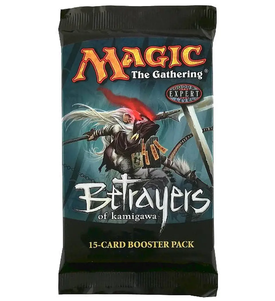 Sobre de 15 Cartas Magic Betrayers of Kamigawa en idioma Italiano 1
