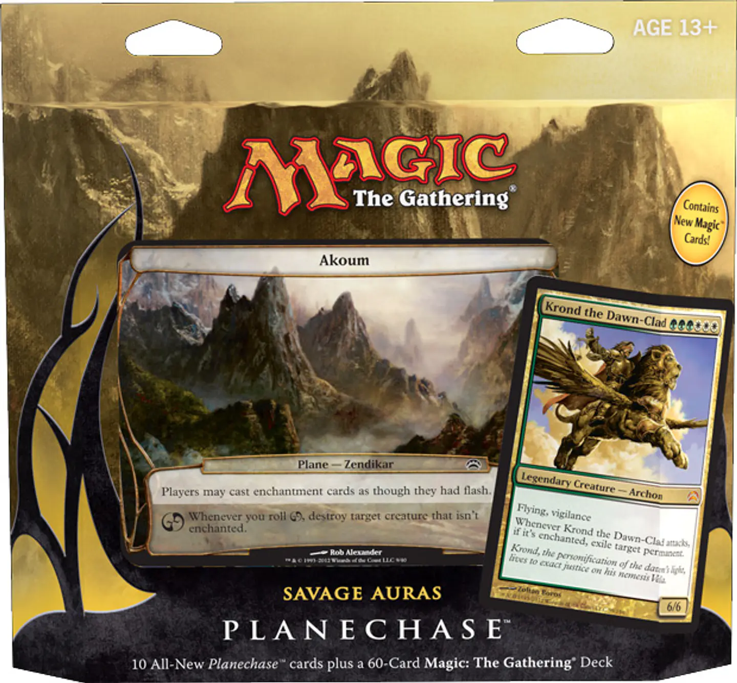 Mazo 60 Cartas Planechase Auras Salvajes en idioma Español 1