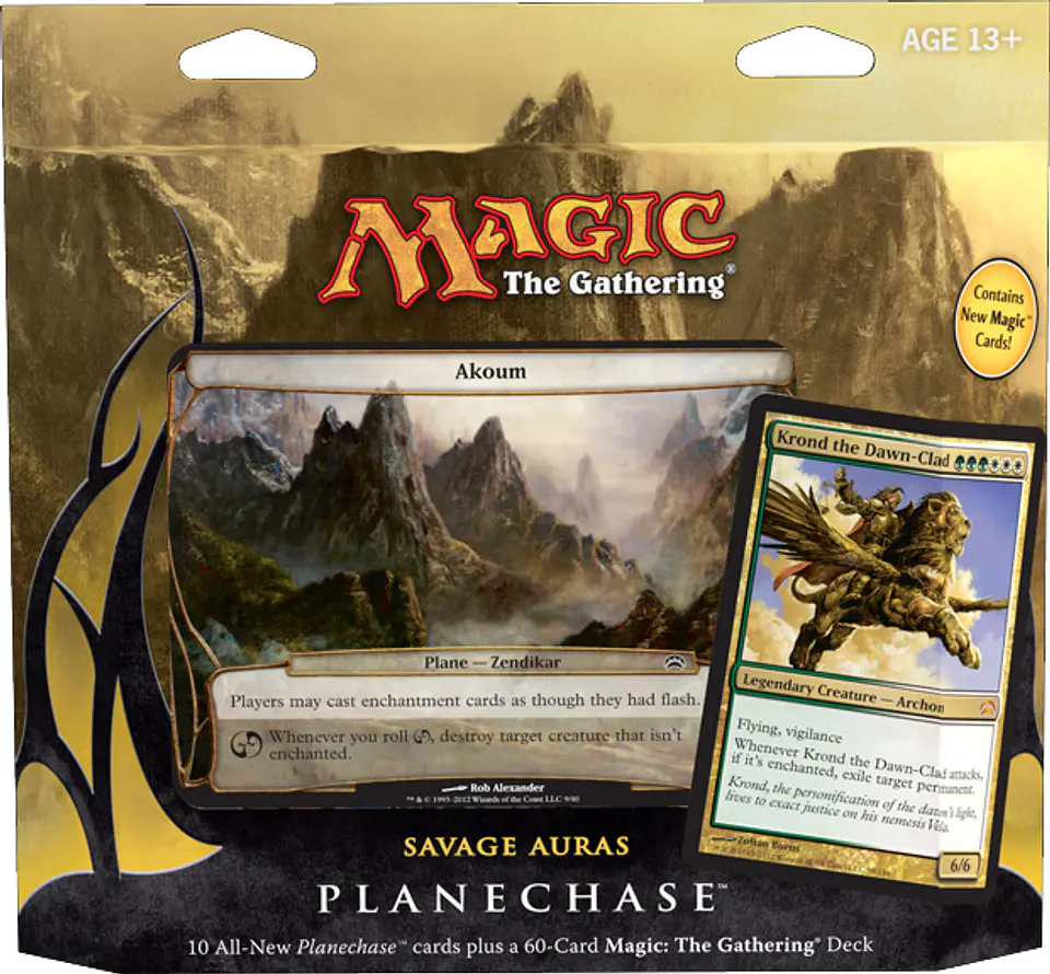 Mazo 60 Cartas Planechase Auras Salvajes en idioma Español 1