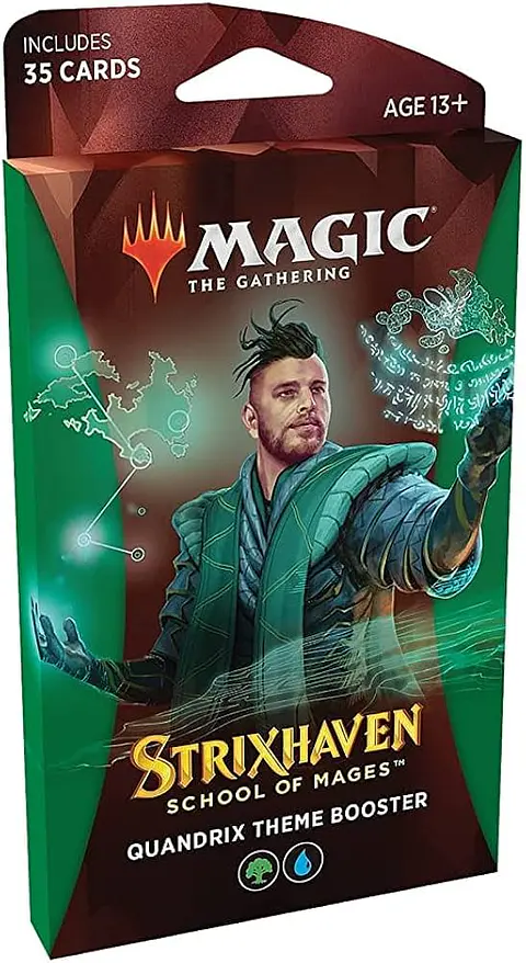 Mazo de 35 cartas Strixhaven Quandrix Theme Booster en Idioma Ingles