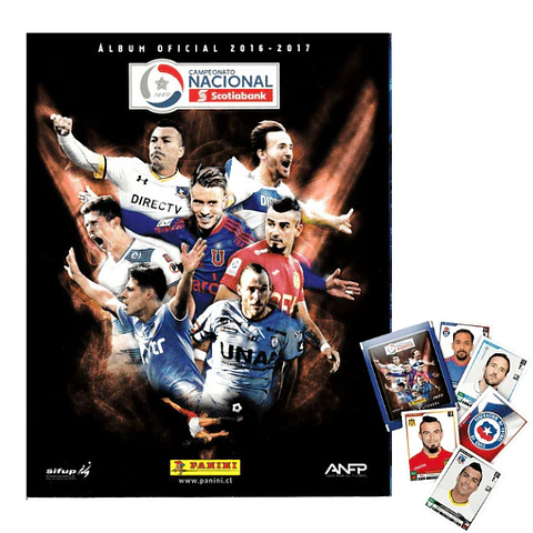 Album Panini Campeonato Nacional 2016 - 2017 + 50 Sobres
