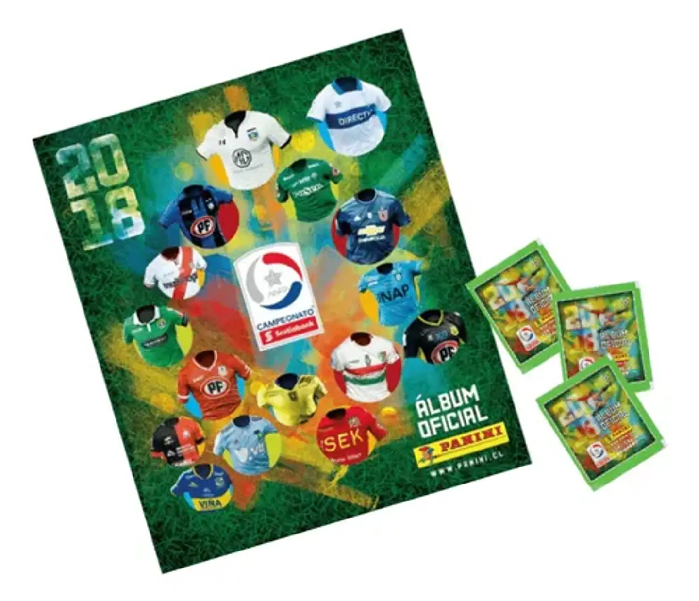 Album Panini Campeonato Nacional 2018 + 50 Sobres 1