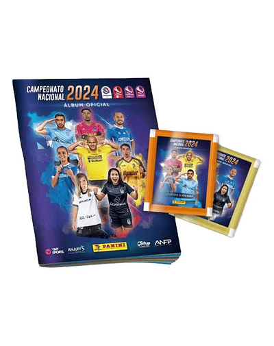 Album Panini Campeonato Nacional 2024 + 5 Sobres