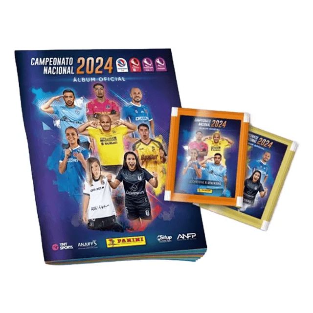 Album Panini Campeonato Nacional 2024 + 5 Sobres