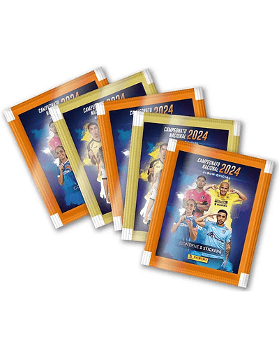 Pack de 5 Sobres Panini Campeonato Nacional 2024